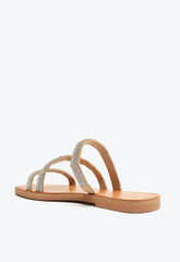 SANDÁLIA RASTEIRA BRILHO SCHUTZ LOGO PRATEADA S 20889 0069 0002 SCHUTZ - Vintedoisk